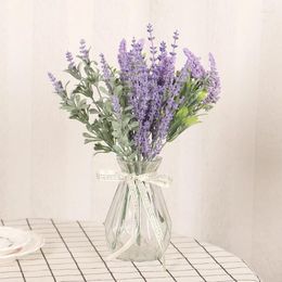 Decorative Flowers Romantic Provence Decoration Lavender Flower Artificial Grain Simulation Of Aquatic Plants Christmas Decor