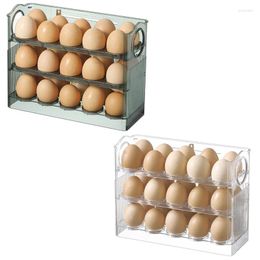 Storage Bottles Flip Type Eggs Rack Box Stand Egg Holder For Refrigerator Organiser Container
