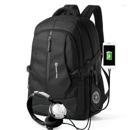 Backpack 2024 Men Travel Large Capacity Teenager Male Mochila Anti-thief Bag 14'' 15.6'' 17.3" Laptop