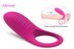 Clitoris Stimulator Vibrator Sex Toys for Woman Masturbator Man Penis Sleeve Vibrator Ring Delay Time Adult Toys for Couples 201214354464