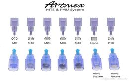 High Quality Artmex Needles V11 V9 V8 V6 MTS PMU Needle cartridges Semi permanent makeup M9 M12 M36 M42 Nano Round Tattoo Needle C8929398