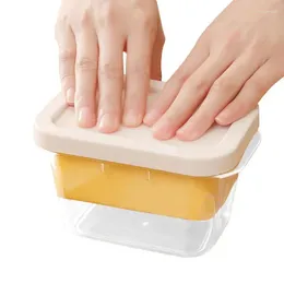 Storage Bottles Butter Cutting Box Container With Cutter Case Lid Dish Slicer Keeper Food Storag