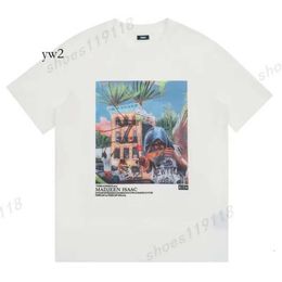 kith Designer T Shirt short sleeve Luxury Major brand Rap Classic Hip Hop Male Singer Wrld Tokyo Shibuya Retro Street Fashion Brand T-shirt d71b
