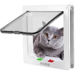 Cat Carriers Magnetic Door Puppy Automatic Four-way Lock To Freely Enter And Exit The Smart Pet