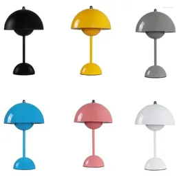 Table Lamps Touch Dimmable Mushroom Desk Light Portable Lights Fashion Lighting Solution For Students And Office Workers