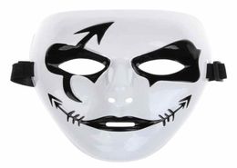 Fashion Halloween Mardi Gras Mask White Hip Hop Street Dancing Full Face Venetian Mens Masked Ball Masks Festive Masquerade Party 8698157