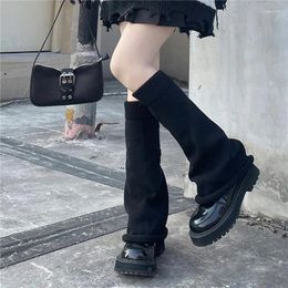 Women Socks Y2k Lolita Cute Flared Knitted Long Warmers Foot Cover White Arm Warmer Leg Kawai Jk Autumn Calf Gaiters Sweet