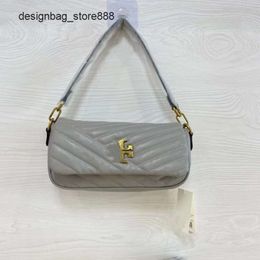 Luxury Designer Shoulder Crossbody Bag New Bag High End Embroidered Thread Grid Shoulder Fashionable and Trendy Handbag CrossbodyDK26