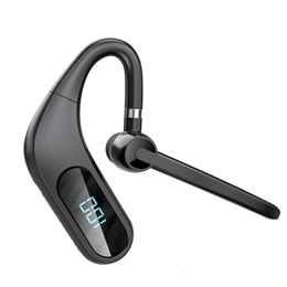 Noise reduction KJ12 wireless single ear hanging waterproof business Bluetooth earphones