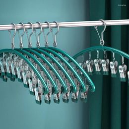 Hangers Drying Hanger For Laundry Stainless Steel Metal Multifunctional Waterproof Clothes With Clips Underwear Socks Hat