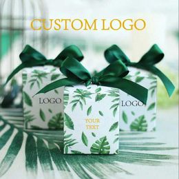 Gift Wrap Customised palm leaf gift box set for weddings baby showers birthday parties Christmas supplies Eid al MubarakQ240511