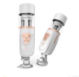 2022Electric Air Float Suck Male Masturbator Rotate Retractable Sex Machine Hands Automatic Piston Telescopic Sex Toys For Men4419211