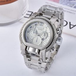 Wristwatches Invicible Undefeated BOLT ZEUS Stainless Steel Gold Black Men Fashion Business Quartz Watch Reloj Drop 2183