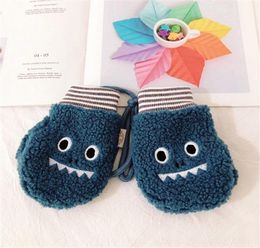 ti6D children039s children039s mittens thickening plush boys girls autumn and winter warm lovely baby and gloves gloves wint3412053