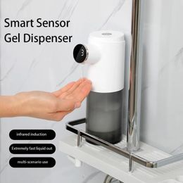 Liquid Soap Dispenser Automatic 300ML USB Chargeable Smart Foam Machine Touchless LED Display Sensor Hand Sanitizer