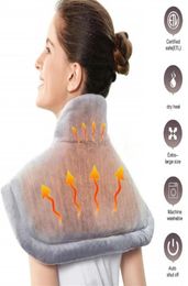 Carpets 120V 50W Electric Heating Pad For Shoulder Neck Back Spine Leg Pain Relief Winter Warmer PadCarpets7907539