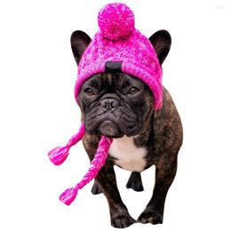 Dog Apparel Knitted Hat Woollen For Small To Large Soft And Comfortable Winter Warm Accessories