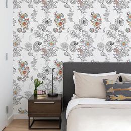 Wallpapers Peel And Stick Alien Floral Wallpaper Ethnic Wall Murals Self Adhesive Paper For Walls Bedroom Home Decor
