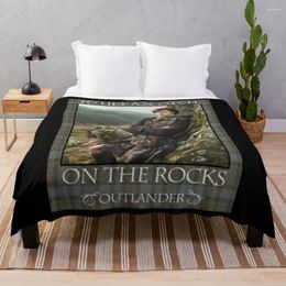 Blankets Outlander On Starz T-ShirtI'd Like A The Rocks Throw Blanket Personalized Gift Soft Plaid Fluffys Large