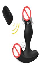 Levett 3 Mode Rotating 16 Mode Vibration Male Prostate Massager G Spot Stimulate Vibrator Butt Plugs Anal Sex Toys For Men Women4395261