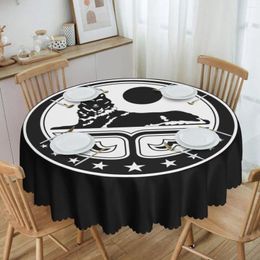 Table Cloth Chechen Coat Of Arms Round Tablecloths 60 Inches Chechnya Covers For Dining