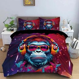 Bedding Sets Cartoon Animation Duvet Cover Skin-friendly Comfortable Polyester 3D Digital Printing King Size Children's Gifts