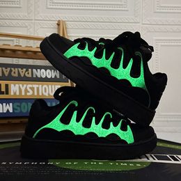 Glow in Dark Women Men Thick Sole Casual Shoes Youth Anti Slip Trainers Sports Sneakers