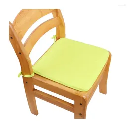 Pillow 40x40cm Square Home Seat Super Soft Stool With Ties Living Dining Room Non-Slip Sitting Pad Pure Color Chair Mat