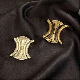 Luxury Designer Men Womens Brooch Pins Brand Arc Gold Brooches Suit Dress Pin Designers Jewellery Clothing Accessories Breastpin