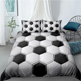 Bedding Sets 3D Football Design Duvet Cover Comforter Covers And Pillow Cases Full Twin Double Single Size