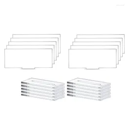 Frames 10 Pcs Acrylic Place Card Stands Clear Table Display Holder Sign Stand Wedding Number With Slot For