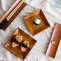 Plates Eco-Friendly Square Sushi And Snack Plate Set - Perfect For Entertaining