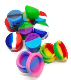 2021 Newest Smoking Accessories Round 2ML 3ML 5ML 7ML Silicone Container Dabs wax FDA Silicones Box for concentrate oil Ball Conta7375877