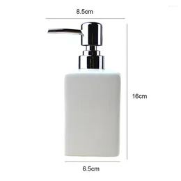 Liquid Soap Dispenser Environmentally Friendly Home Ceramic Bottle Pump For Refillable Bathroom
