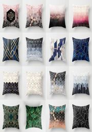 Bronzed Nordic Pillow Case Geometric Sofa Decorative Cushions Custom Pillow Cover Living Room Cushion Throw Pillows8957208