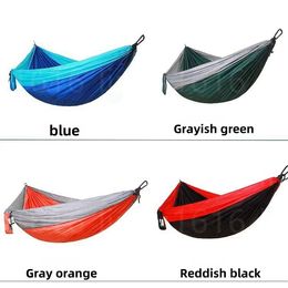 Outdoor Furniture Hammocks Wholesale outdoor camping hand-held hammock single, 300*200 double extended extra-light hammock