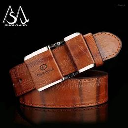 Belts Selling Trendy Slim Fit Men's Smooth Buckle Classic Business Casual Belt Fashionable Simple And Versatile