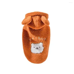 Dog Apparel Stylish Clothing Adorable Dress Up Washable Cartoon Sheep Pattern Plush Clothes