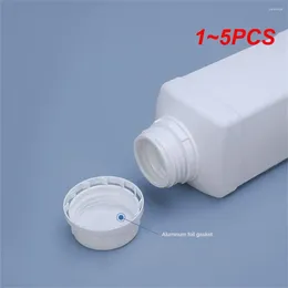 Storage Bottles 1-5PCS 500ml 1000ml Plastic Square Bottle With Narrow Mouth For Liquid Paint Cosmetic Refillable Container