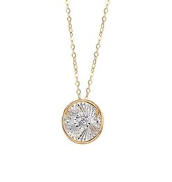 Catena trasversale di consegna rapida Real 18K Diamond Nome collana personalizzata1687648