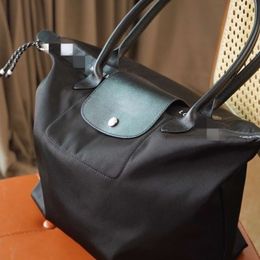 New Environmentally Friendly Energy Large Dumpling Bag Shoulder Bag Portable Dumpling Bag Lightweight Nylon Shoulder Bag Tote Bag