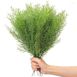 Decorative Flowers Simulation Green Plant Pine Artificial Branches DIY Year Home Decoration Navidad Fake Christmas Decorations