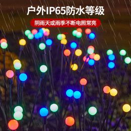 Outdoor Lawn String, Courtyard Atmosphere Decoration, Solar Swing Firefly Light, Garden Landscape Light