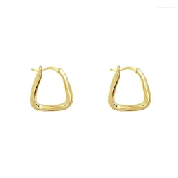 Hoop Earrings European And American Style Geometric Square Personalised Fashion Ear Clips High-end Women's