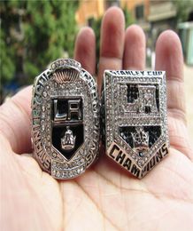 2012 2014 Los Angeles Kings Cup Championship ring Men Fan Souvenir Gift Wholesale 2022 2023 Hip Hop Punk Jewelry2046855
