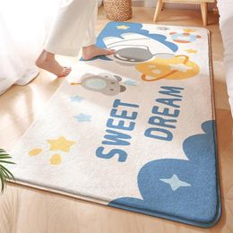 Carpets Cartoon Lamb Wool Non-slip Bedroom Carpet Floor Mat Living Room Thickened Family Children's Bedside Blanket