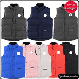 8 Colors Designer Clothing Top Quality Canada Mens Gilet White Duck Down Jacket Winter Body Warmer Womens Vest Gilets Ladys Warmers Highend Coat Xs-xxl EQLO