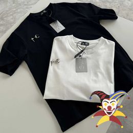 Women's T-Shirt Large Autumn Club T-shirt 1 1 Best Quality Retro Star Moon Metal T-shirt Top T240510