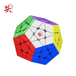 Picube Dayan Megaminx V2 M 12 sided magnetic cube sticker without professional Fidget toy Dayan Megaminx V2M cube magic puzzle 240426