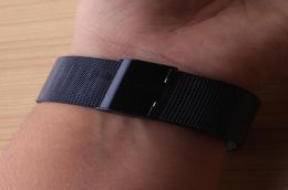 beautiful watchband color blue stainless steel metal mesh watch band strap bracelet 18mm 20mm 22mm 24mm for fashion watches replac5003740